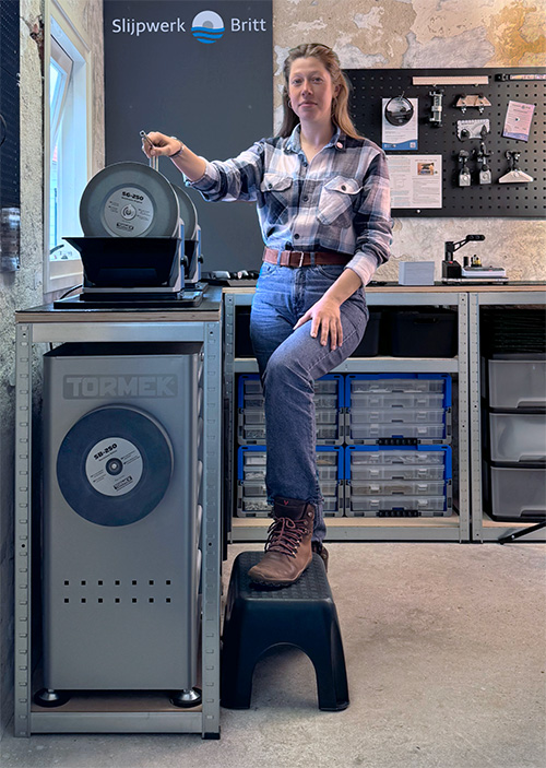 Slijpwerk Britt - portret Britt juni 2025